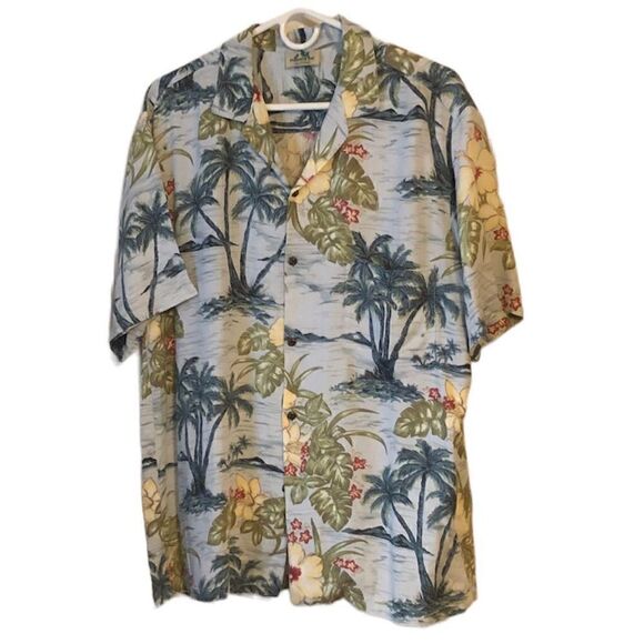 Paradise Bay Vintage Hawaiian Shirt L - Picture 1 of 9